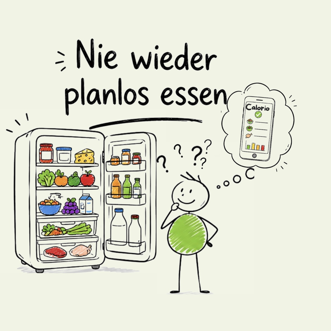 Calovio Ernährungs-App für EssBalance: Nie wieder planlos essen Calovio Ernährungs-App für EssBalance mit der Botschaft Nie wieder planlos essen